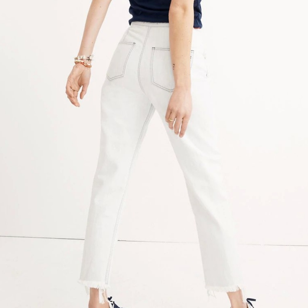 Madewell Tapered Wide Leg Jeans, 27